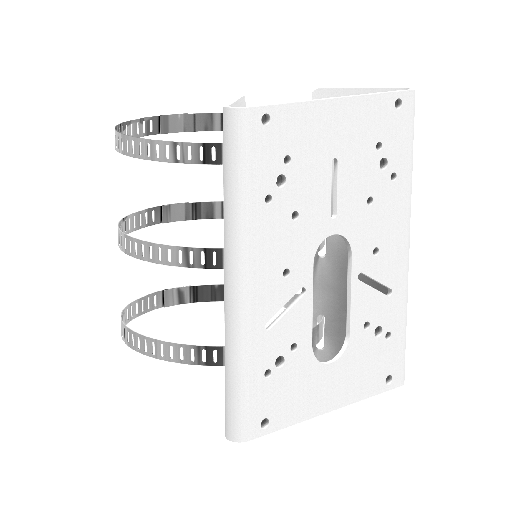 Pole Mount with Stainless Steel Straps for Solar-powered Camera - Image 7