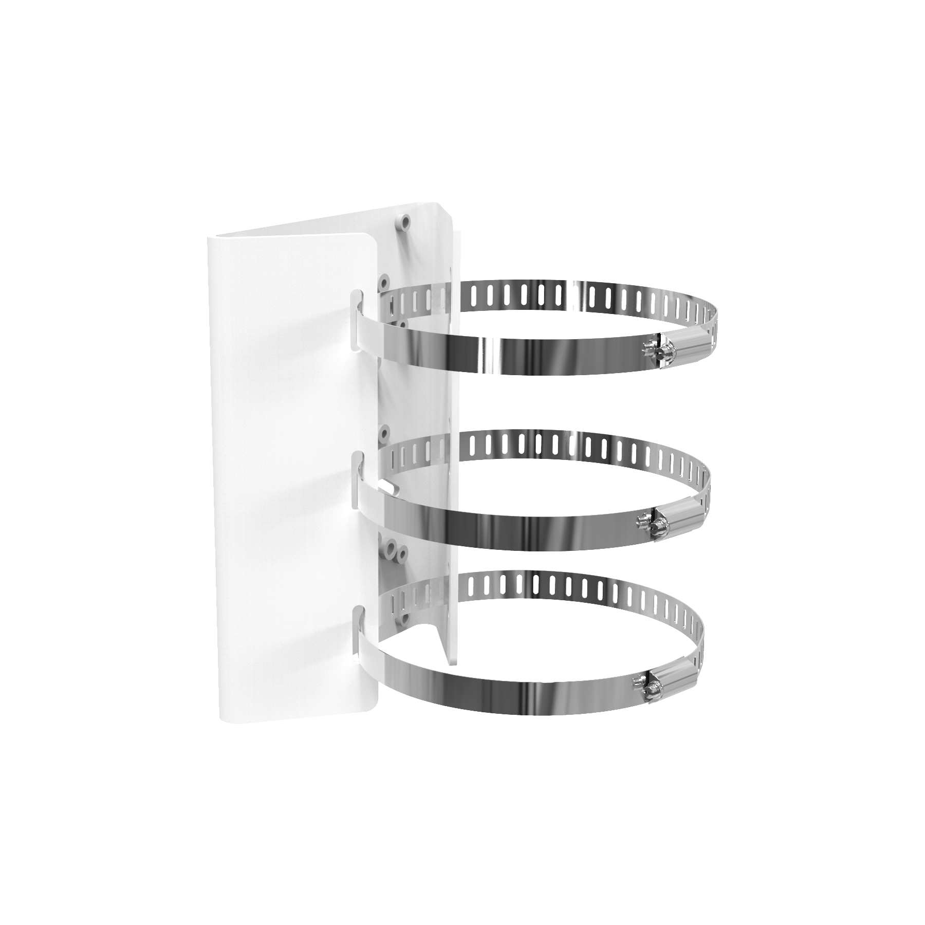 Pole Mount with Stainless Steel Straps for Solar-powered Camera - Image 4