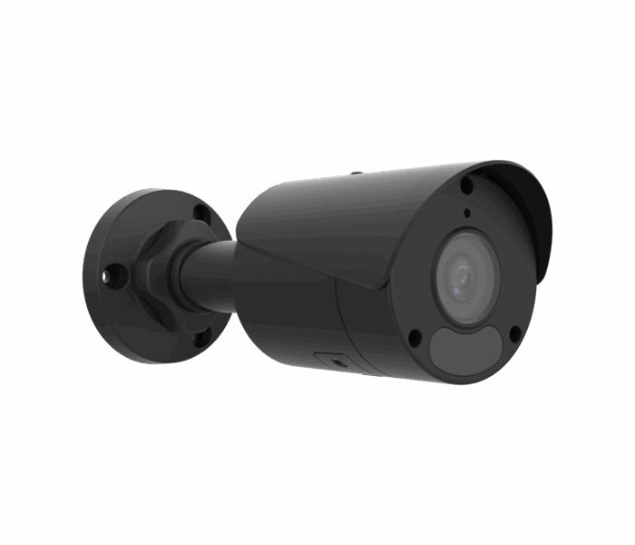 5MP HD Mini IR Color-Low-Light Fixed Bullet Network Camera - Black