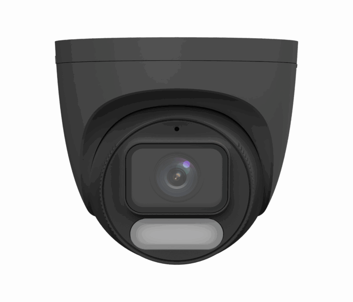 5MP EZ Series ColorHunter with Wise-ISP Fixed Eyeball Network Camera - Black